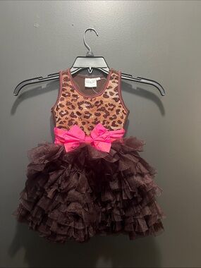 Ooh La La Couture leopard sequins dress 4T